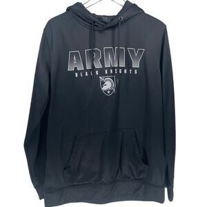 Army Black Knights‎ Colosseum Blackout Pullover Black Hoodie Mens Size M